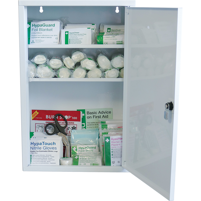 Metal Single Door First Aid (Empty) LabWorld.co.uk